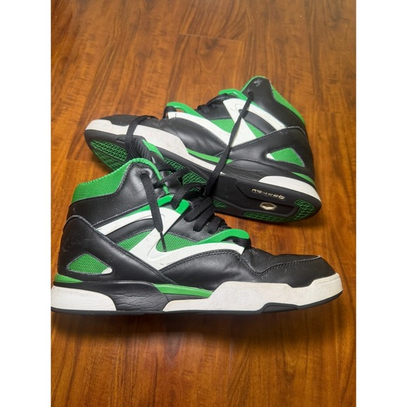 Reebok Pump Omni Zone II Green Black Celtics Men's SZ 11 GX3779 Shoes - Picture 3 of 8